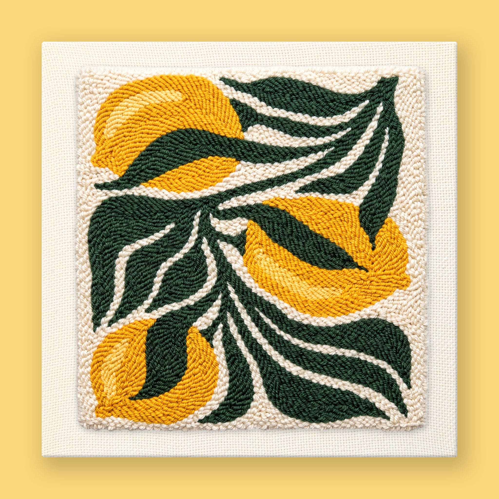 Lemon Grove Punch Needle Kit | HeyHobby