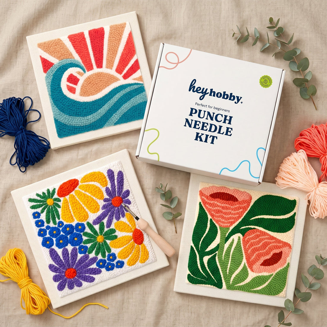 Punch Needle Kit Comparison: Which of Our 10 HeyHobby Kits Is Right for You?