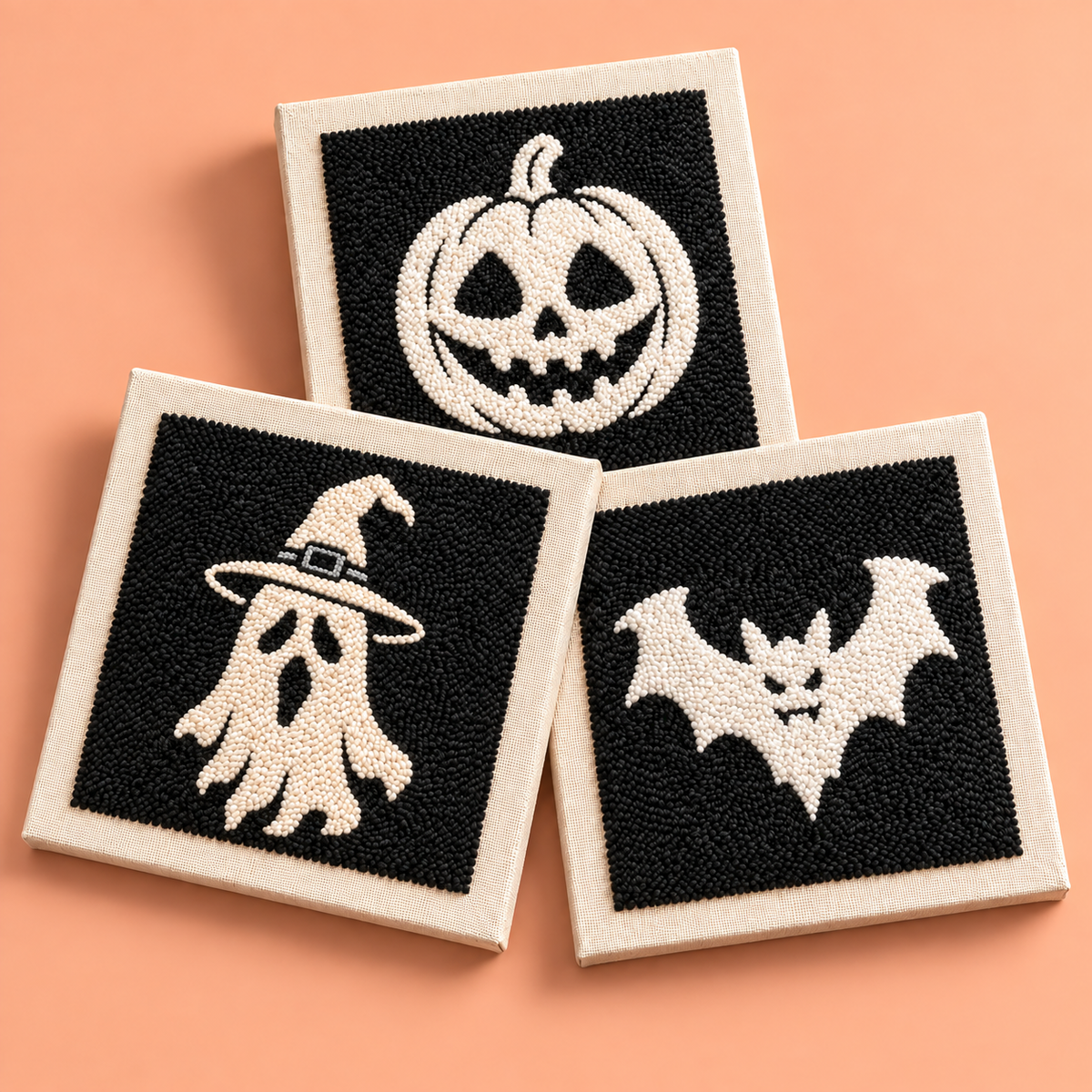 Black Night Trio Punch Needle Bundle