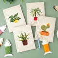 HeyHobby Lemon Grove 4-Piece Punch Needle DIY Kit with colorful tools and fabric for creative punch needle embroidery projects.
