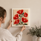 Poppy Glow Punch Needle Kit