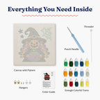 Cauldron Witch Punch Needle Kit