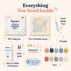 Flower Power Punch Needle Kit