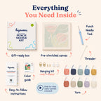 Tropical Blooms Punch Needle Kit