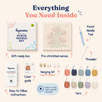 Poppy Glow Punch Needle Kit