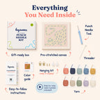 Leopard Punch Needle Kit