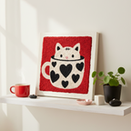 Kitty Cup Punch Needle Kit