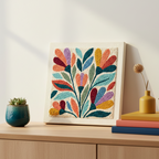 Folk Bloom Punch Needle Kit