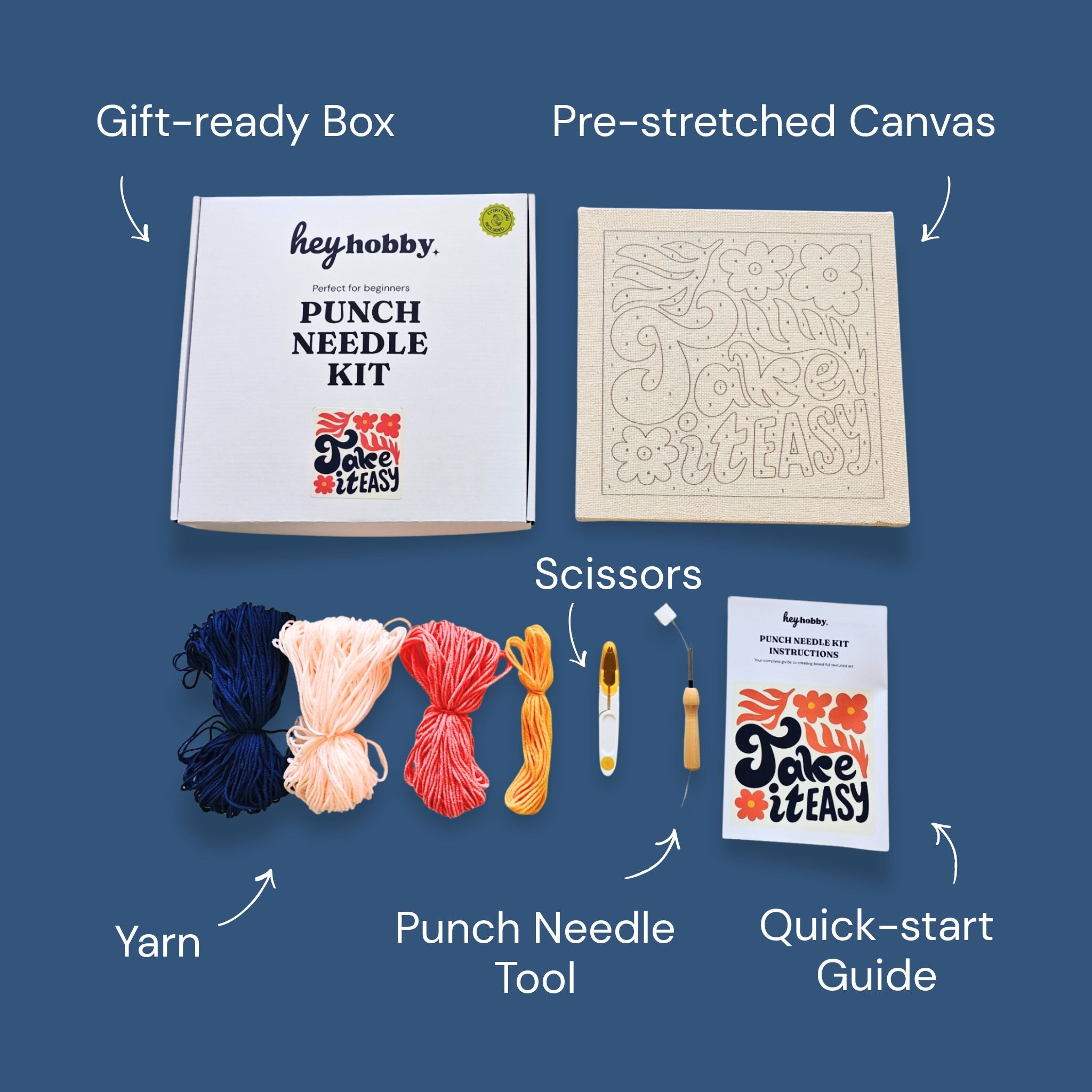 Take It Easy Punch Needle Kit