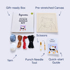 Cool Cat Punch Needle Kit