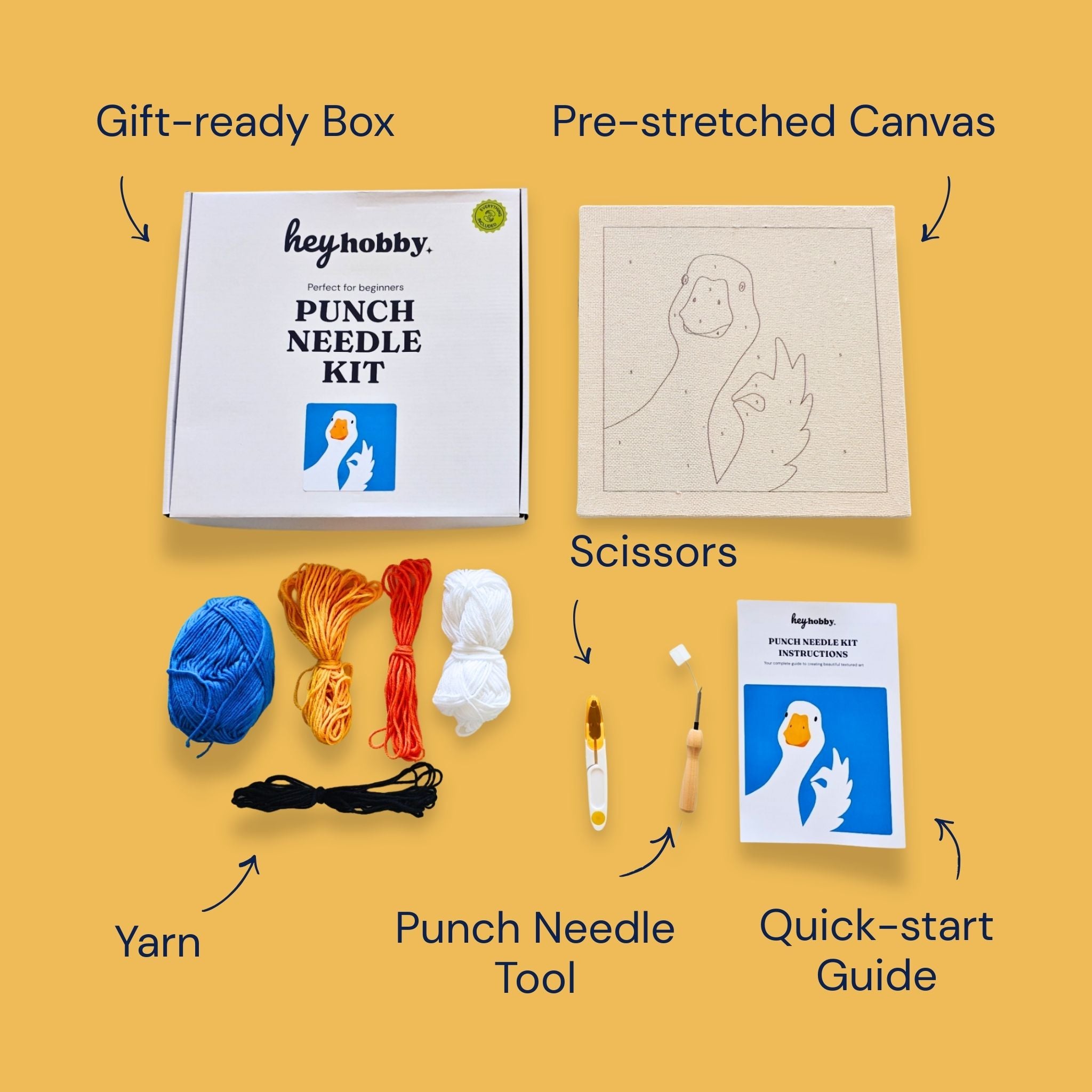 Peaceful Duck Punch Needle Kit