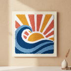 Sunset Waves Punch Needle Kit