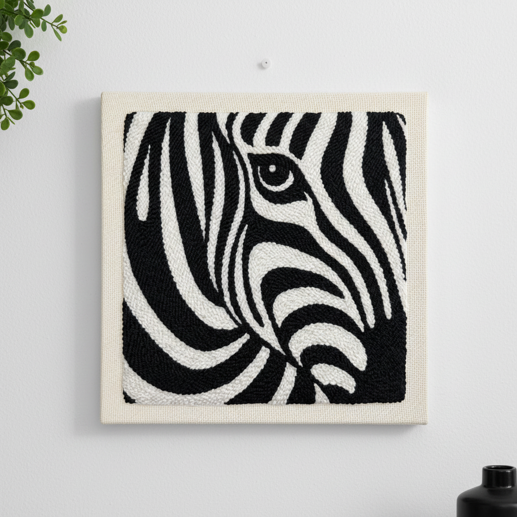 Wild Stripes Punch Needle Kit