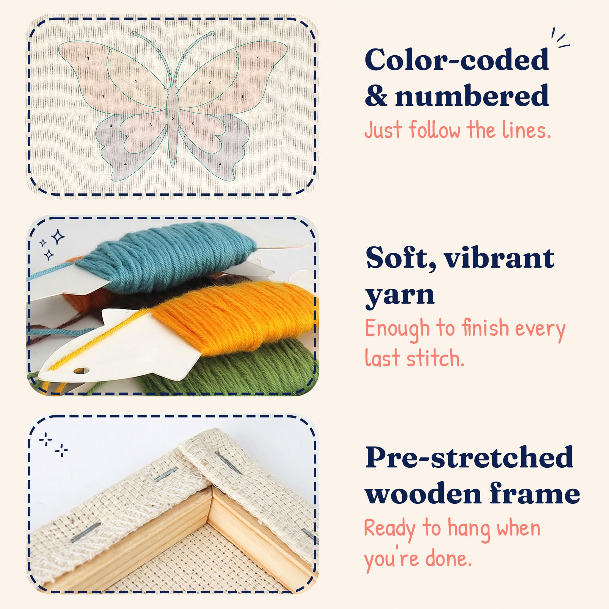 Bold Love Punch Needle Kit