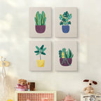 HeyHobby Tranquil Greens 4-Piece Punch Needle Set DIY kit with colorful punch needles and tools for embroidery and craft projects.