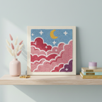 Dreamy Clouds Punch Needle Kit