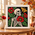 Poppy Bones Punch Needle Kit