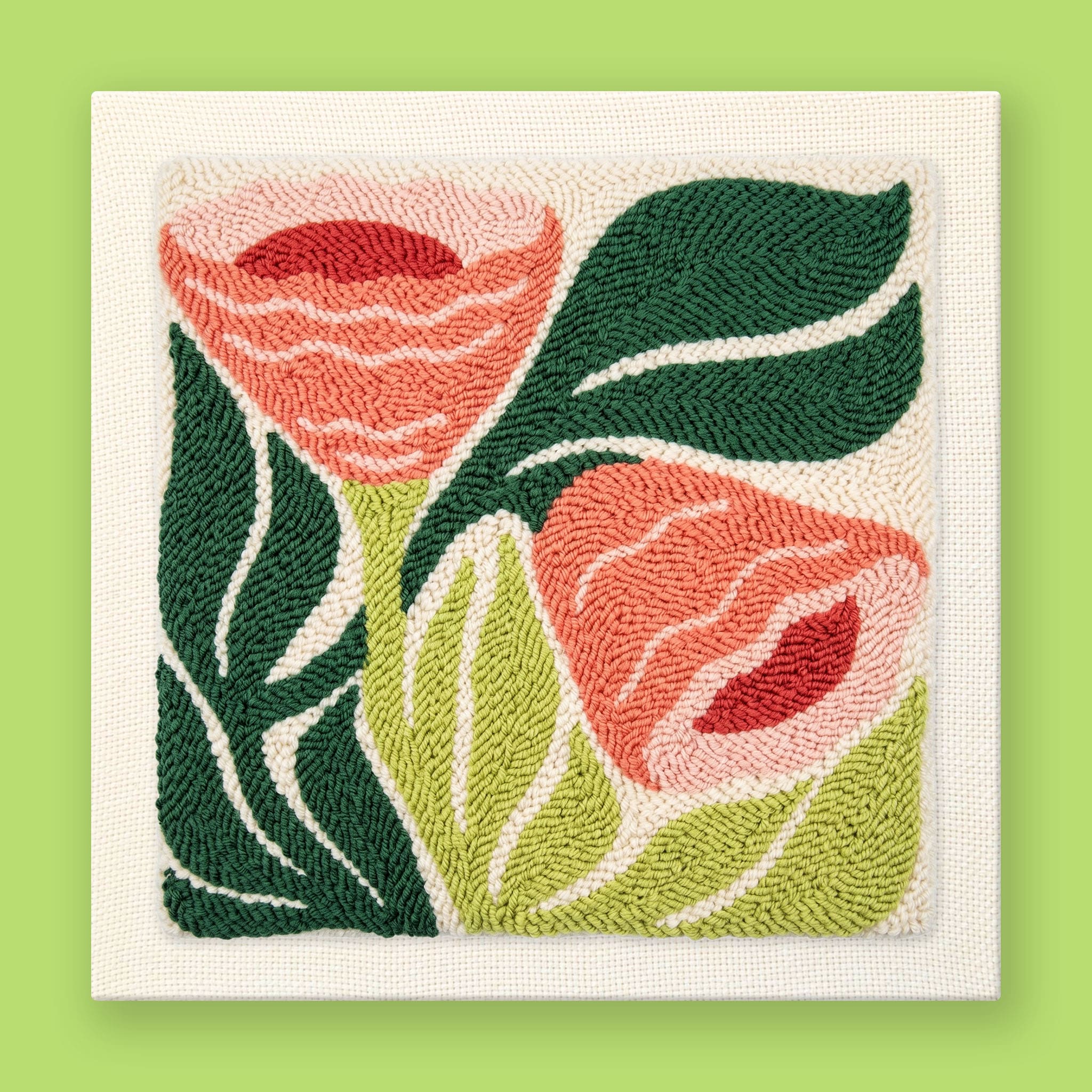 Tropical Blooms Punch Needle Kit