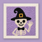 Dapper Skeleton Punch Needle Kit