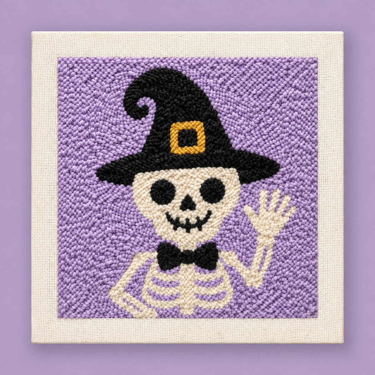 Dapper Skeleton Punch Needle Kit