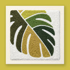 Monstera Magic Punch Needle Kit