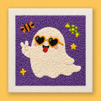 Groovy Ghost Punch Needle Kit