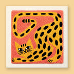 Leopard Punch Needle Kit