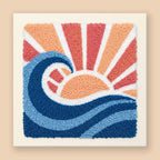 Sunset Waves Punch Needle Kit