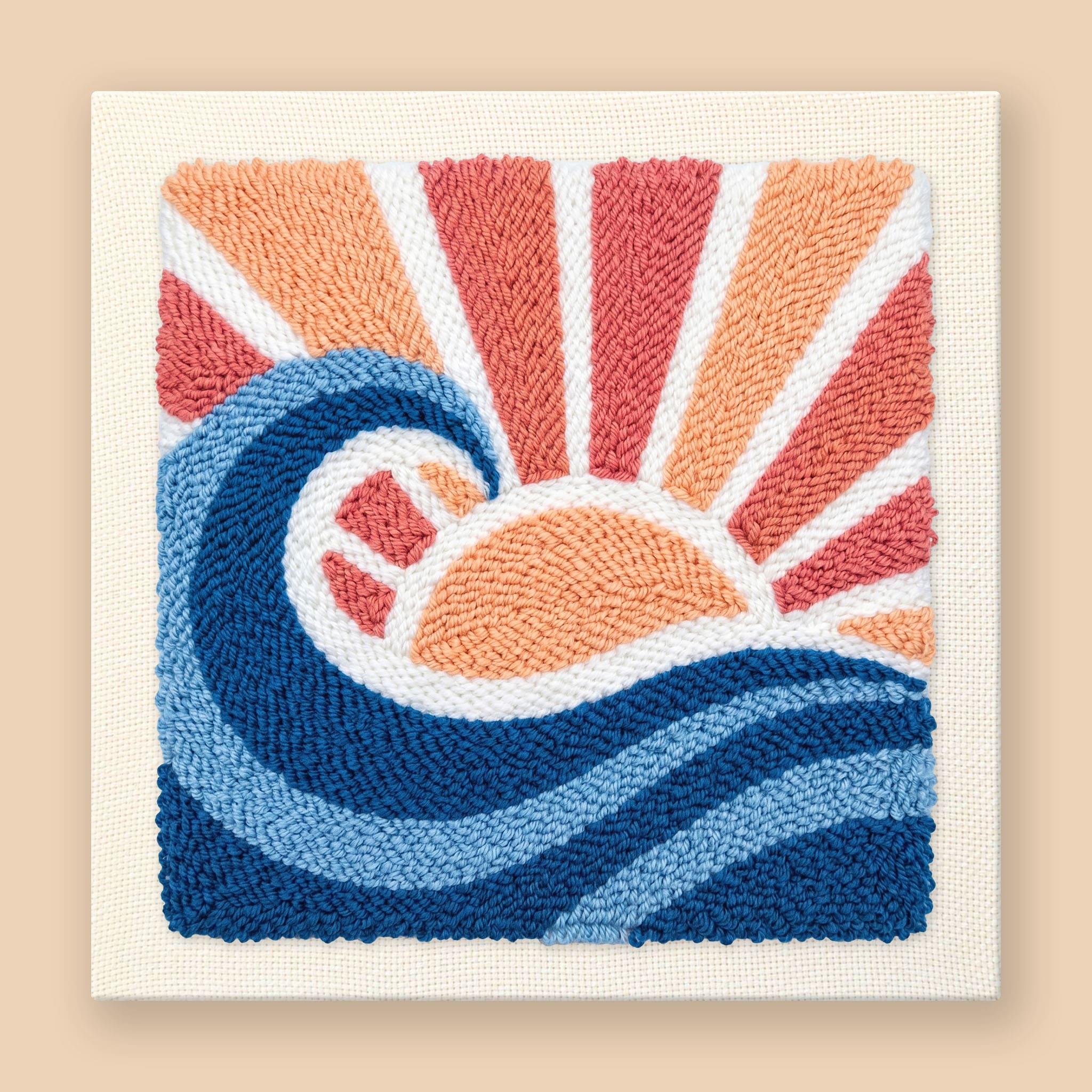 Sunset Waves Punch Needle Kit